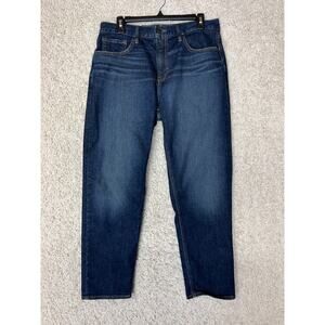 Banana Republic Jeans Mens 31x30 Blue Denim Relaxed Loose Fit Stretch Preppy
